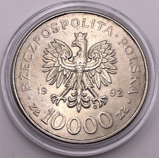 Moneta 10000 zł Władysław III Warneńczyk 1992