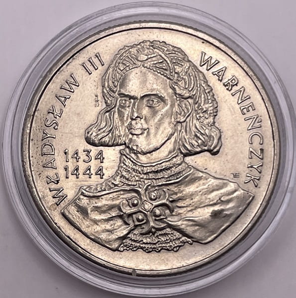 Moneta 10000 zł Władysław III Warneńczyk 1992