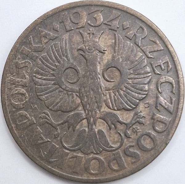 Moneta 2 grosze 1934