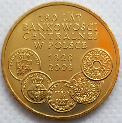 Moneta 2 zł 180 lat Bankowości Centralnej 2009
