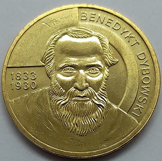 Moneta 2 zł z Benedykt Dybowski  2010