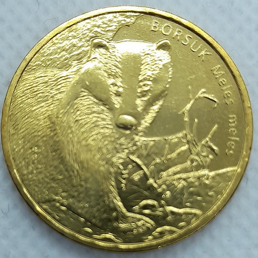 Moneta 2 zł Borsuk 2011