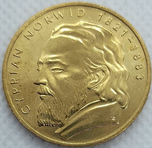 Moneta 2 zł Cyprian Norwid 2013