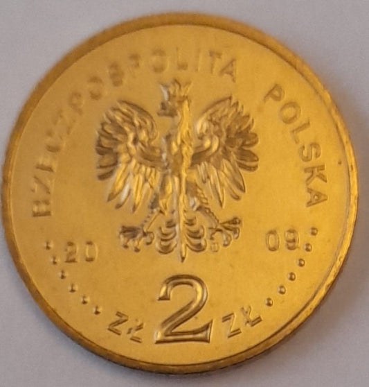 Moneta 2 zł Husarz XVII wiek 2009