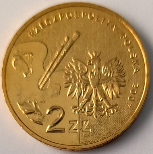 Moneta 2 zł Leon Wyczółkowski 2007
