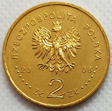 Moneta 2 zł Sybiracy 2008