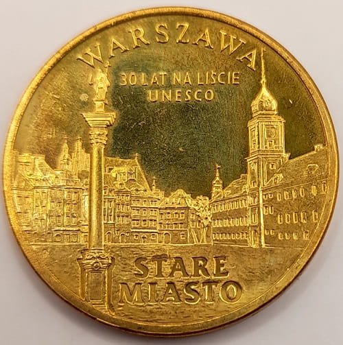 Moneta 2 zł Warszawa 2010