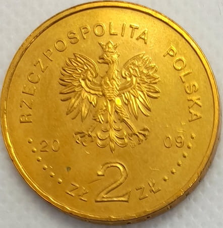 Moneta 2 zł ks Jerzy Popiełuszko 2009