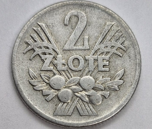 Moneta 2 złote Jagody 1958 stan 3