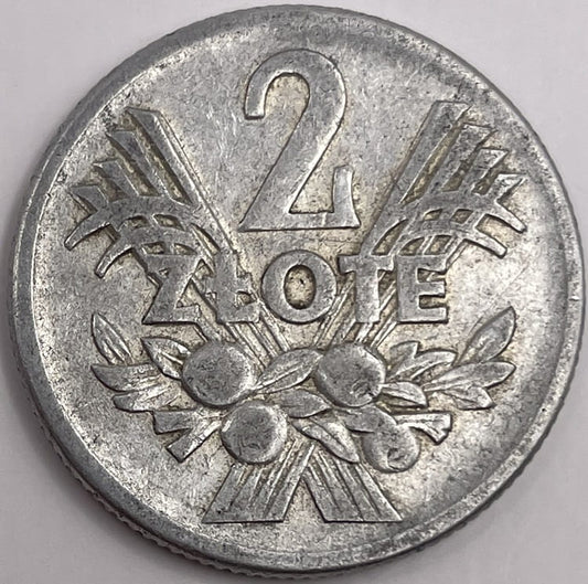 Moneta 2 złote Jagody 1958 r. stan 3/4