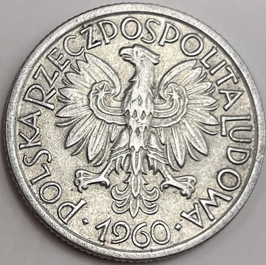 Moneta 2 złote Jagody 1960 stan 3