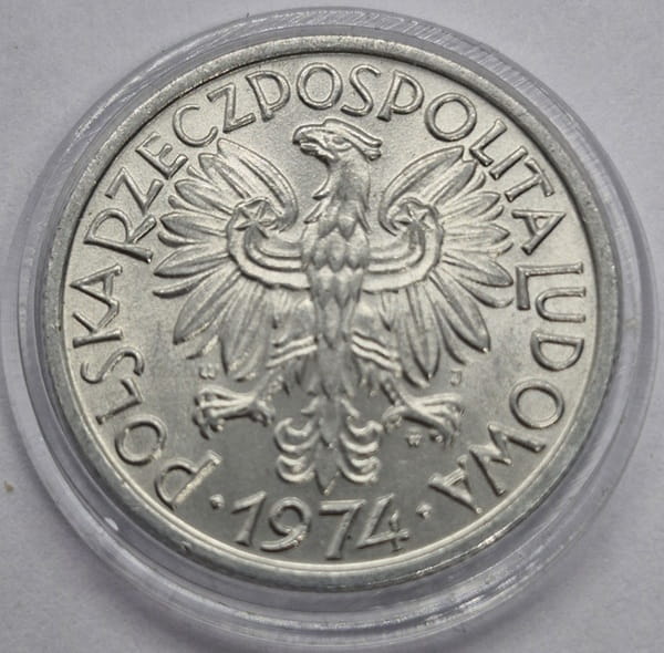 Moneta 2 złote Jagody 1974 stan 1