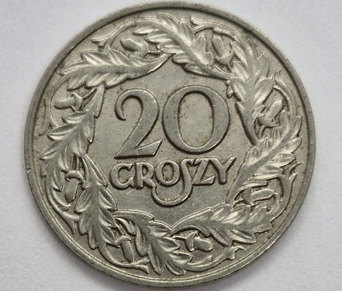 Moneta 20 groszy 1923 stan 3