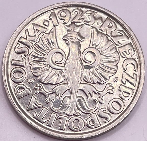 Moneta 20 groszy 1923 r. stan 1
