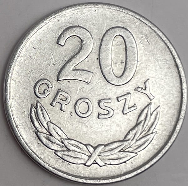 Moneta 20 groszy 1949 r. stan 3