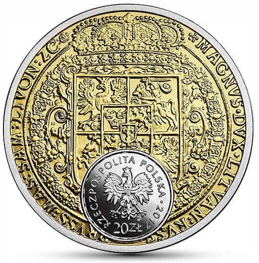 Moneta 20 zł 100 dukatów Zygmunta III 2017
