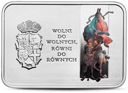 Moneta 20  zł 450 rocznica Unii Lubelskiej 2019