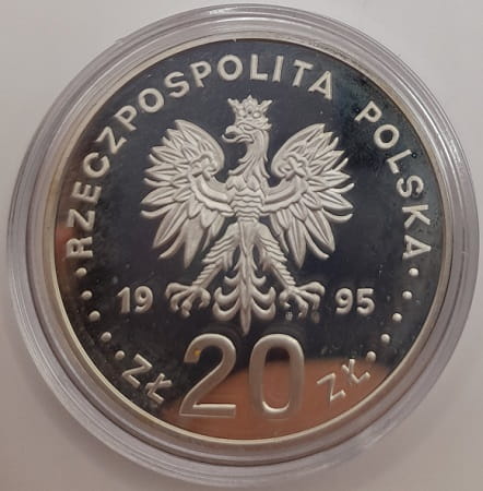 Moneta 20 zł 50. rocznica powstania ONZ 1995