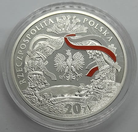 Moneta 20 zł Dożynki 2004 r.