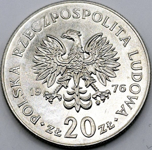 Moneta 20 zł Marceli Nowotko 1976