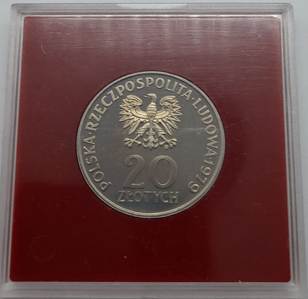 Moneta 20 zł Pomnik Szpital Centrum Zdrowia Dziecka  PRÓBA 1979 r.