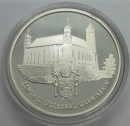 Moneta 20 zł Zamek w Lidzbarku Warmińskim 1996