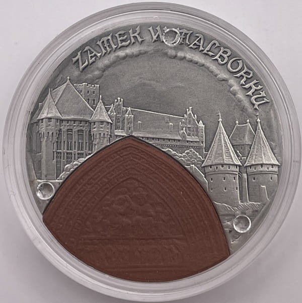 Moneta 20 zł Zamek w Malborku 2002