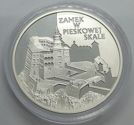 Moneta 20 zł Zamek w Pieskowej Skale 1997
