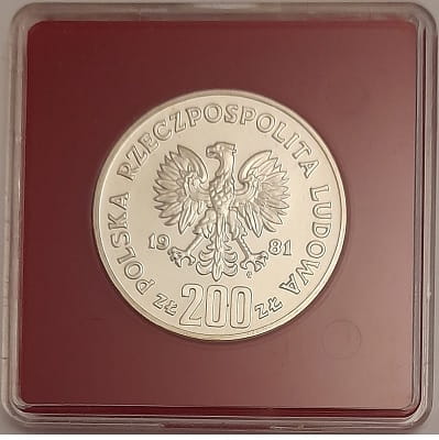 Moneta 200 zł Władysław I Herman Próba 1981 r.
