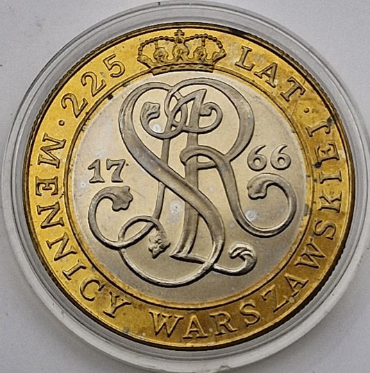 Moneta 20000 zł 225 lat Mennicy Warszawskiej 1991