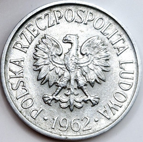 Moneta 5 groszy 1962