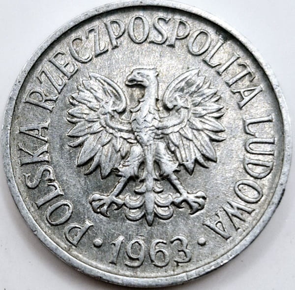 Moneta 5 groszy 1963