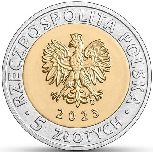 Moneta 5 zł Pocysterski zespół klasztorny Paradyż 2023