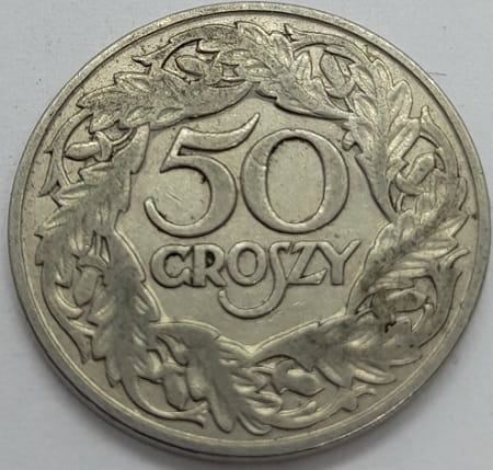 Moneta 50 groszy 1923 /3