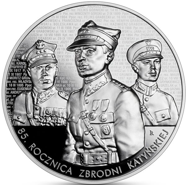 Moneta 50 zł 85 rocznica zbrodni katyńskiej 2025