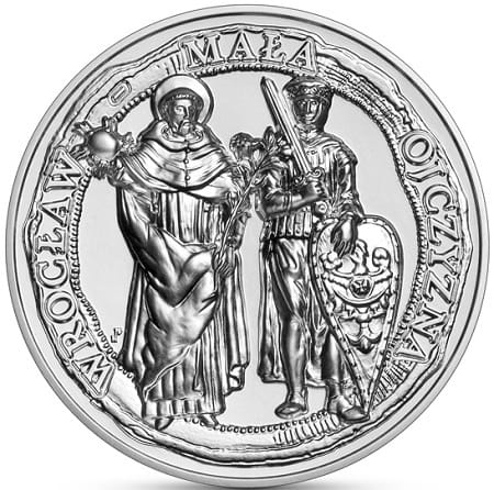 Moneta 50 zł Wrocław mała ojczyzna 2021 r.