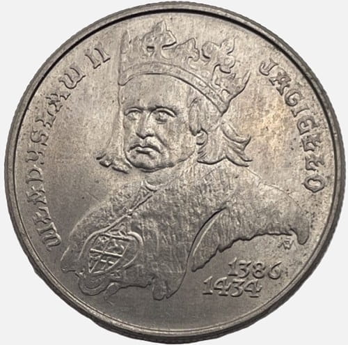 Moneta 500 zł Władysław Jagiełło 1989