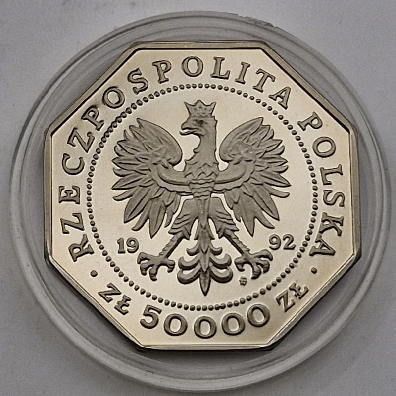 Moneta 50000 zł 200 lat orderu Virtuti Militari 1992