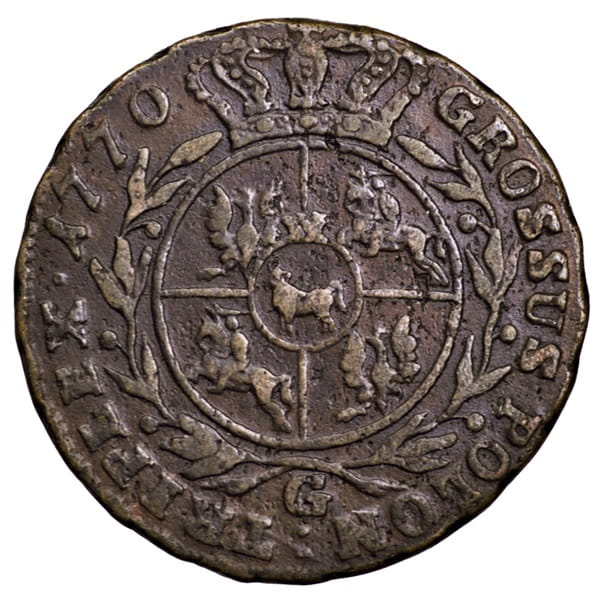Moneta Trojak 1770 S.A. Poniatowski