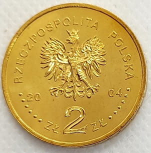 Moneta 2 zł 100-leci ASP w Warszawie 2004