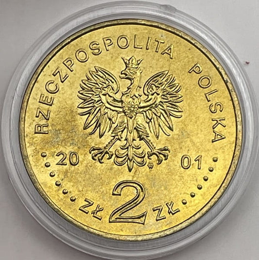 Moneta 2 zł kardynał Stefan Wyszyński 2001
