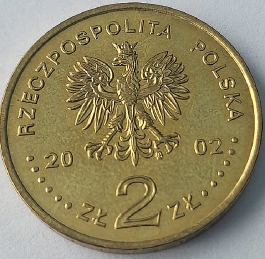 Moneta 2 zł Zamek w Malborku 2002