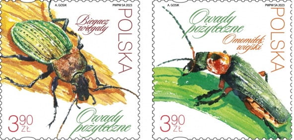 Koperta FDC Owady pożyteczne 2023 5302-5303