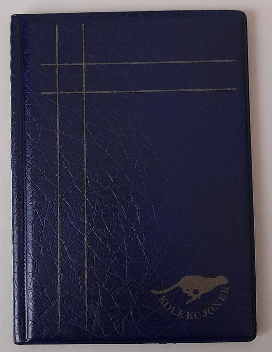 Klaser na holdery 60 okienek 54x54 mm niebieski